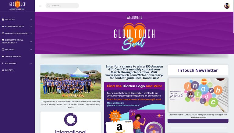 GlowTouch Intranet